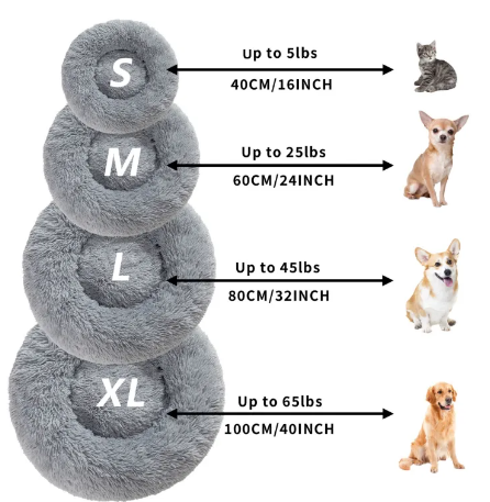 COJA Nest Calming Donut Dog Bed - Color Options